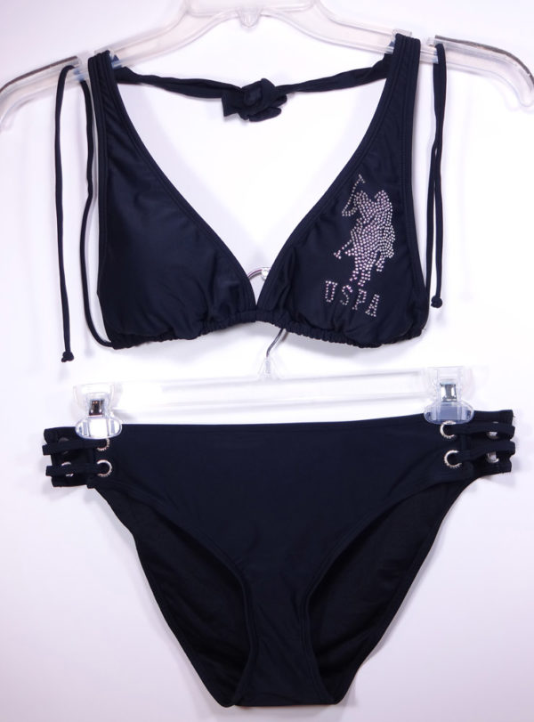 Costum de baie US Polo Association - culoare neagra