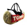 Geanta mare voiaj Tommy Hilfiger - alb/bej/rosu/bleumarin