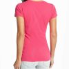 Tricou dama roz Guess Maxine Logo Tee