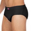 Chiloti barbatesti Tommy Hilfiger hip brief negri - lateral