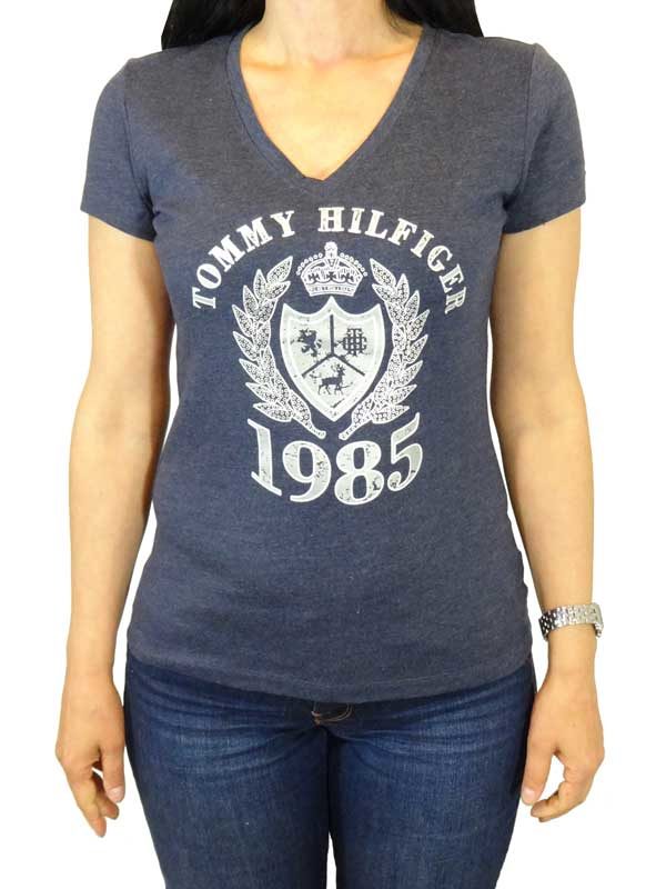 Tricou Tommy Hilfiger bleumarin