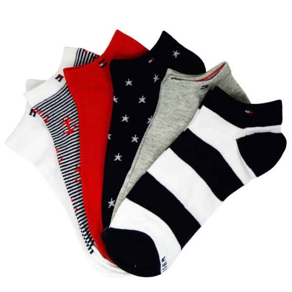 Set 6 perechi sosete sport Tommy Hilfiger pentru femei - detaliu