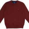 Pulover barbatesc Tommy Hilfiger Burgundy (Cranapple Heather)