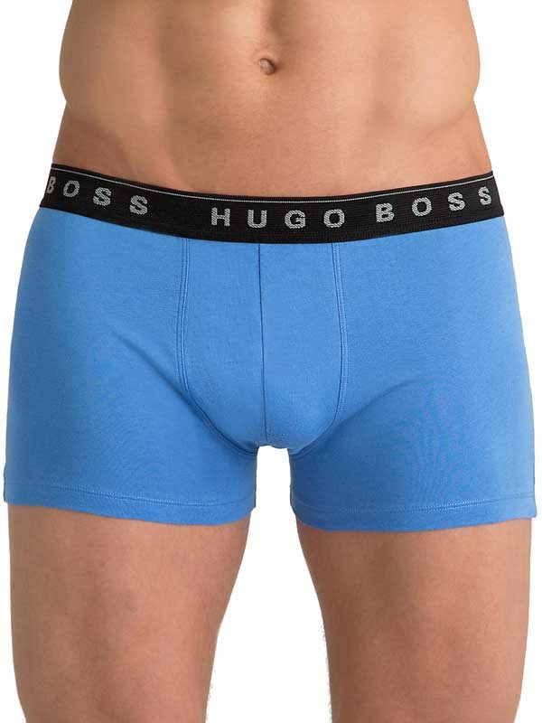 Boxer shorts Hugo Boss albastri detaliu