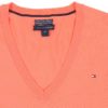 Pulover dama Tommy Hilfiger, coral, cu anchior - detaliu