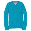 Pulover barbatesc Tommy Hilfiger Rio Turquoise Heather