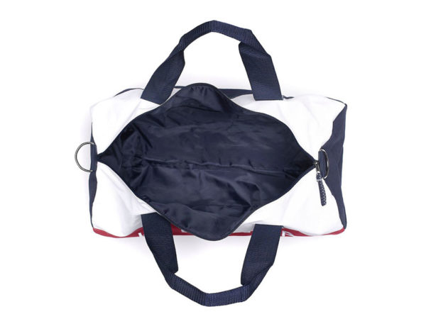 Geanta mare fitnessTommy Hilfiger - alb/rosu/bleumarin - interior