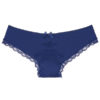 Chiloti din dantela Victoria's Secret Cheeky bleumarin - vedere spate