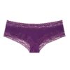 Chiloti dantela Victoria's Secret Lace Waist Cheeky Panty plum