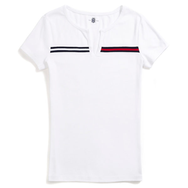 Tricou dama Tommy Hilfiger alb