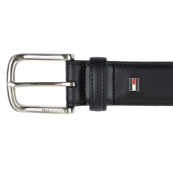 Curea piele neagra Tommy Hilfiger - catarama